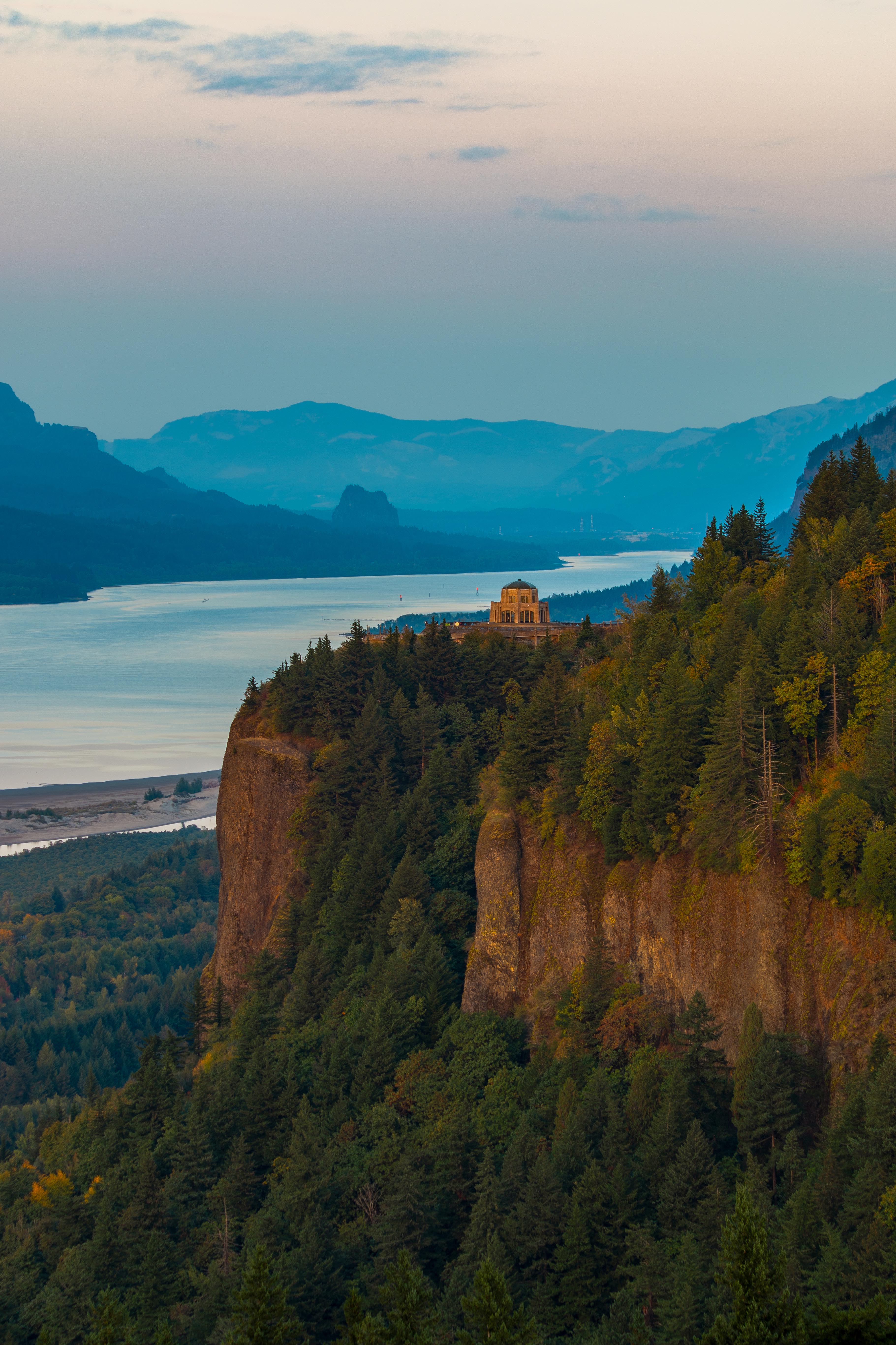 Twilight at Vista House